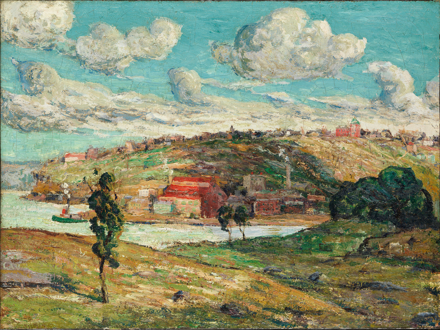 Shadows, Spuyten Duyvil Hill, 1910 - Oil Painting Haven