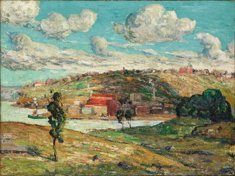 Shadows, Spuyten Duyvil Hill, 1910 - Oil Painting Haven Oil Painting Haven