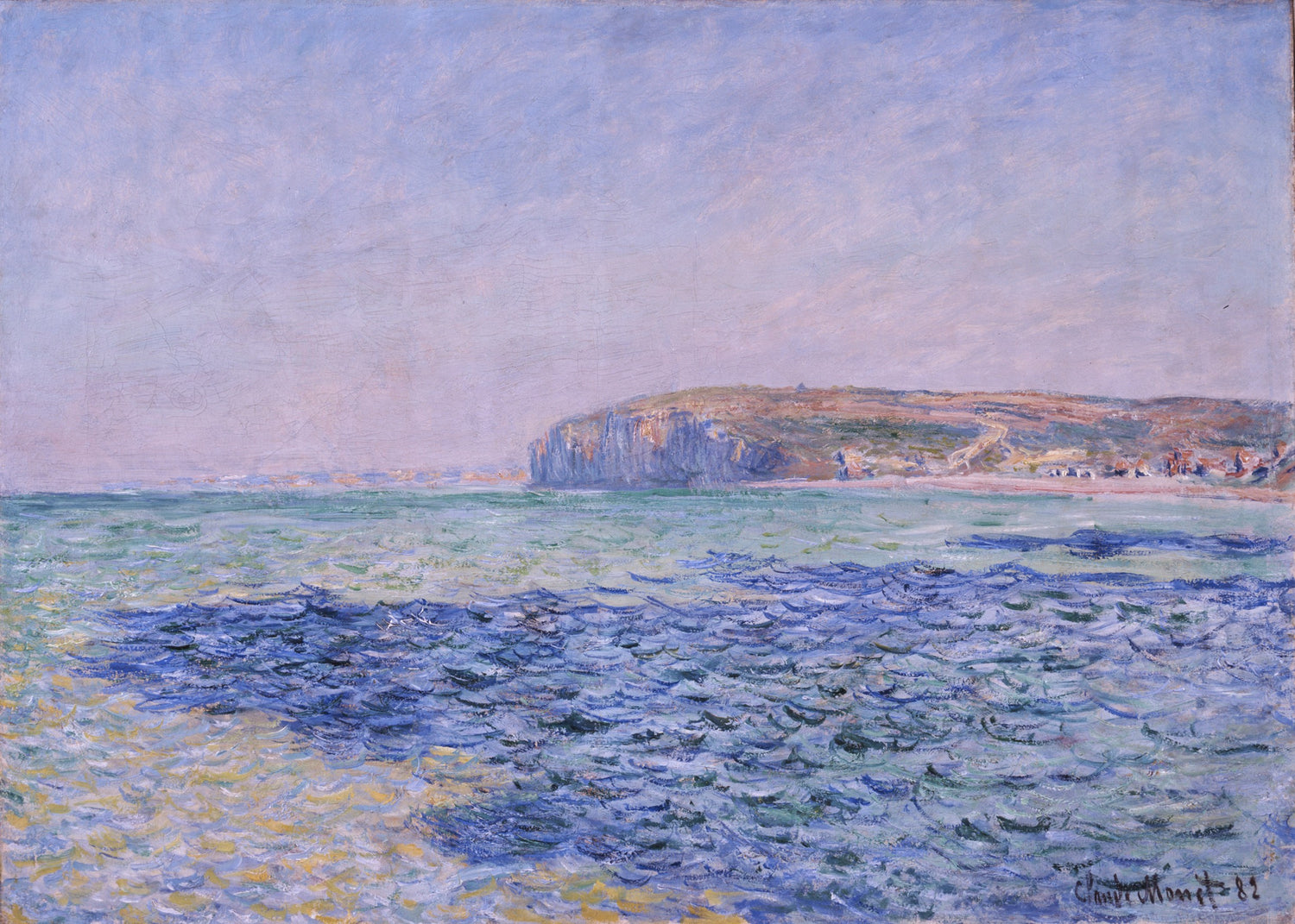 Shadows on the Sea at Pourville, 1882 - Oil Painting Haven