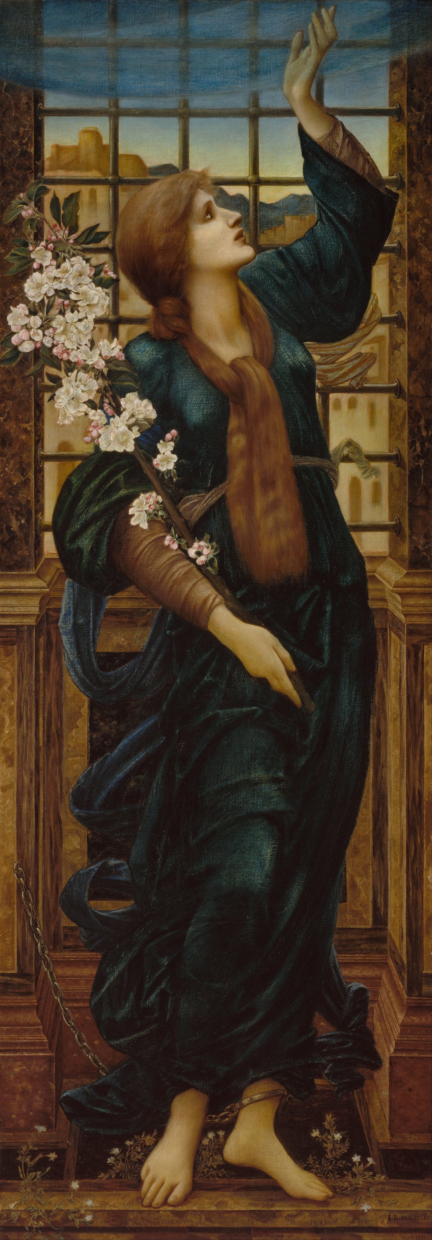 Sir_Edward_Coley_Burne-Jones_-_Hope。 - Oil Painting Haven