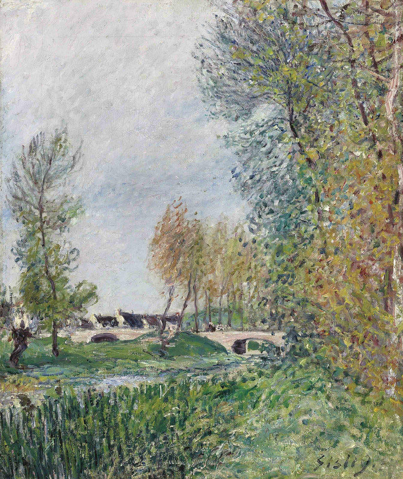 Sisley#0038 - Oil Painting Haven Oil Painting Haven