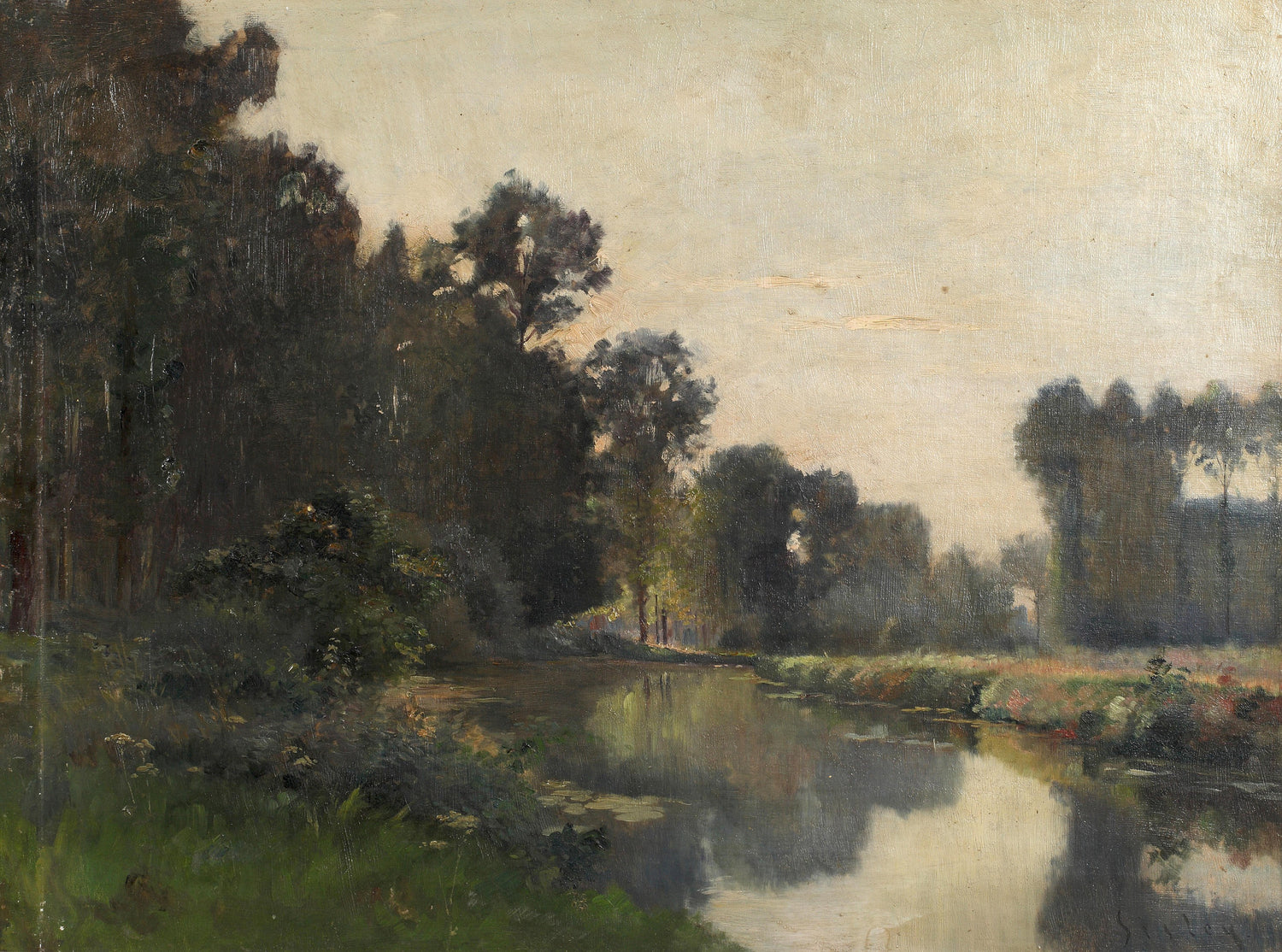 Sisley#0050 - Oil Painting Haven