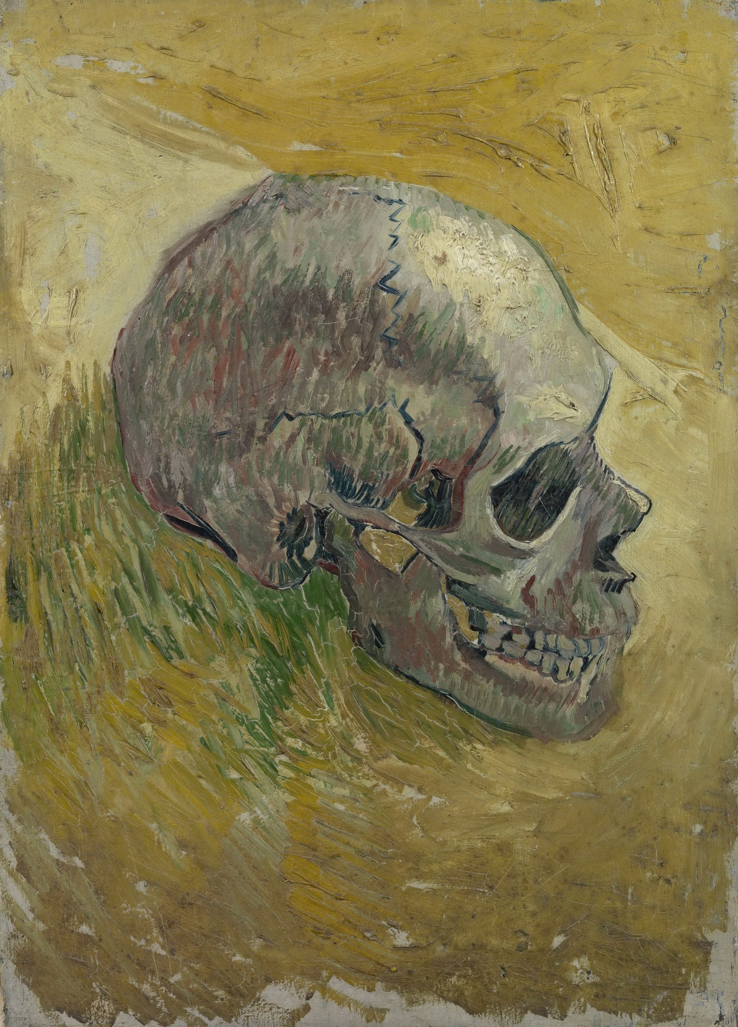 Skull2 - Oil Painting Haven