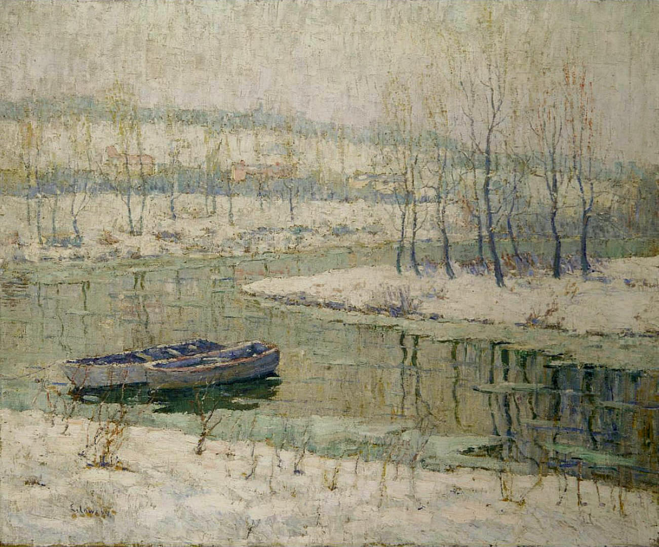 Spring Thaw, 1910 - Oil Painting Haven