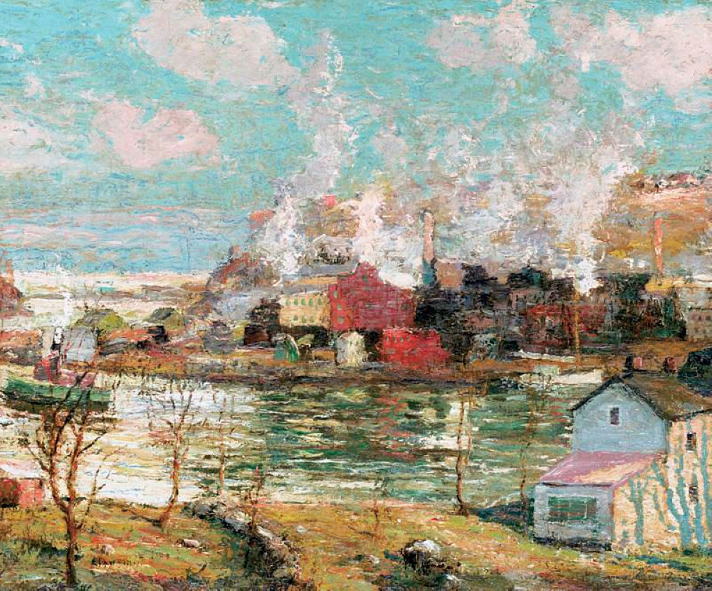 Spuyten Duyvil Creek, 1914 - Oil Painting Haven