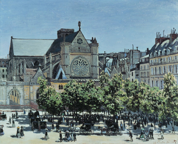 St. Germain l'Auxerrois, 1867 - Oil Painting Haven Oil Painting Haven