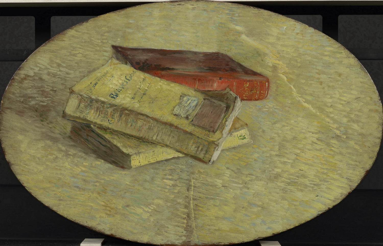 Still Life with Three Books - Oil Painting Haven