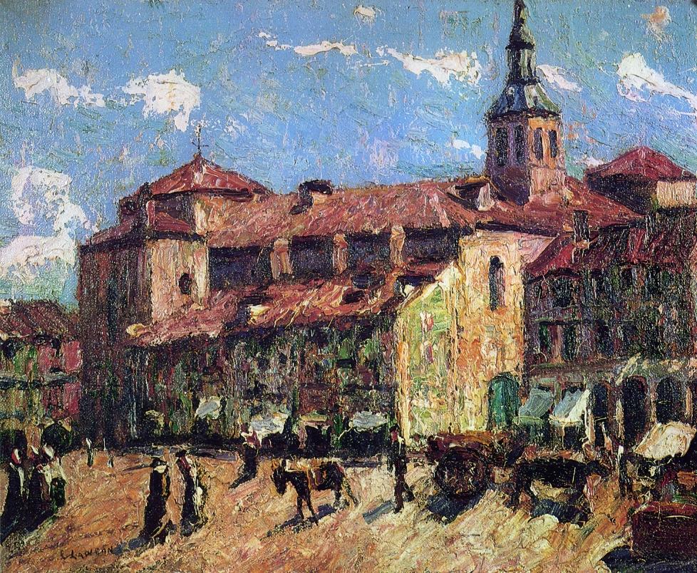 Sunny Day, Segovia, 1916-17 - Oil Painting Haven