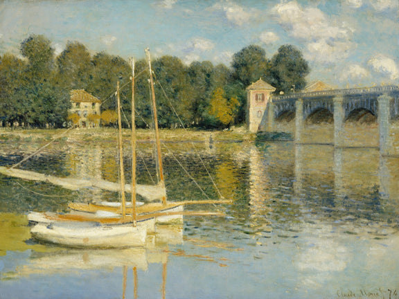 The Bridge at Argenteuil, 1874 - Oil Painting Haven Oil Painting Haven