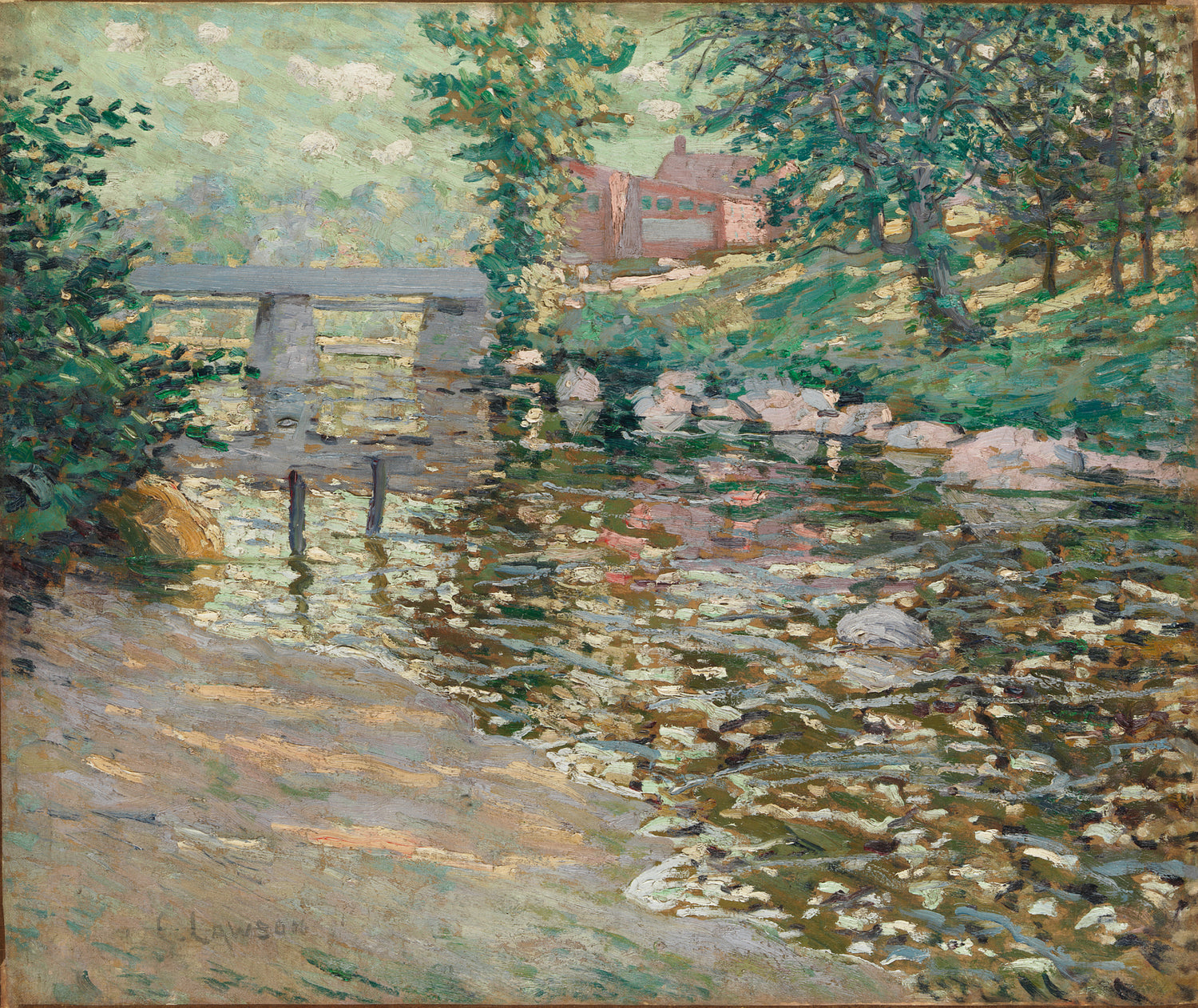 The Bronx River, 1910 - Oil Painting Haven