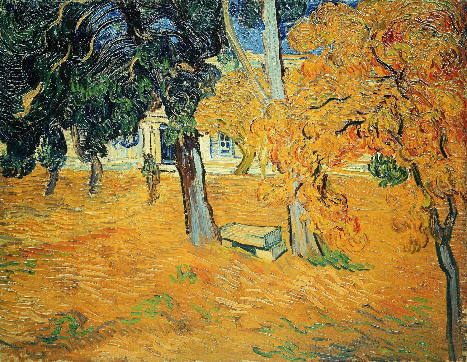 The Garden of Saint-Paul Hospital3 - Oil Painting Haven