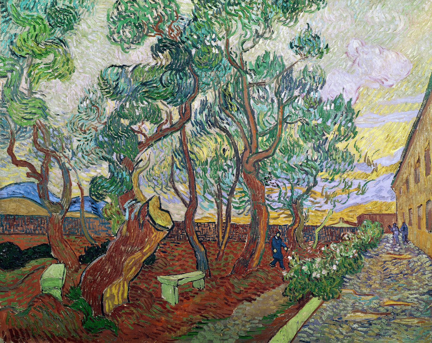 The Garden of Saint-Paul Hospital4 - Oil Painting Haven