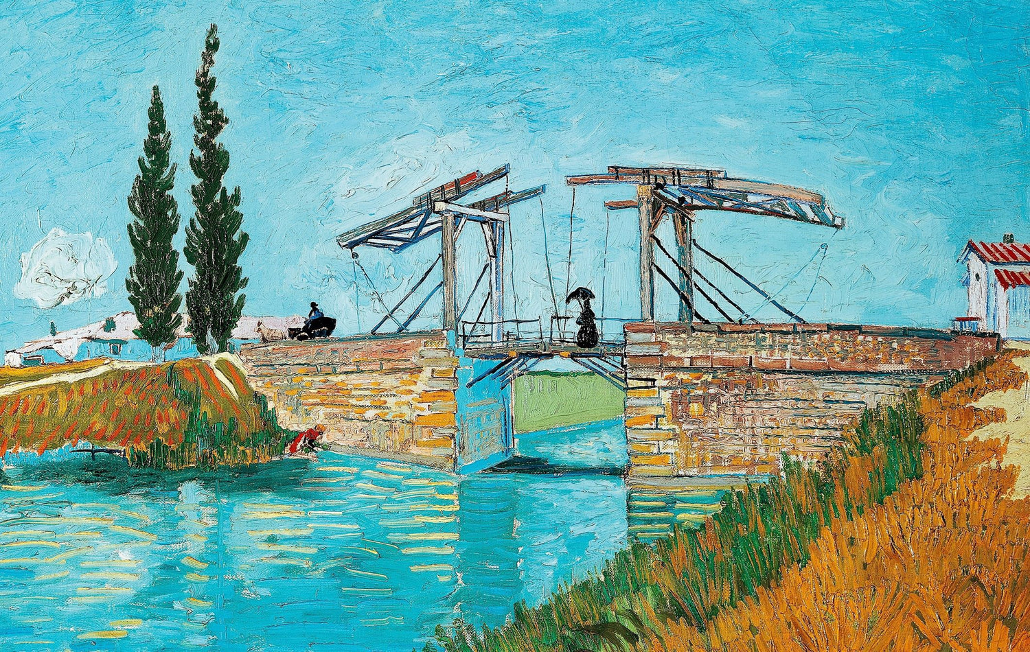 The Langlois Bridge at Arles - Oil Painting Haven