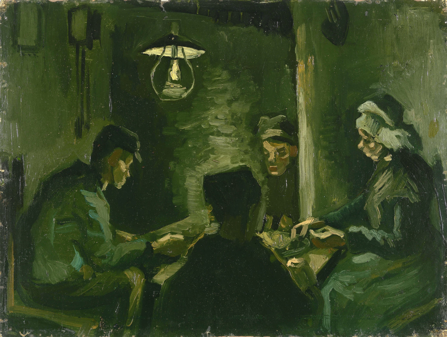 The Potato Eaters (Study) - Oil Painting Haven