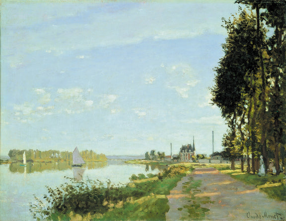 The Promenade at Argenteuil, 1872 - Oil Painting Haven Oil Painting Haven