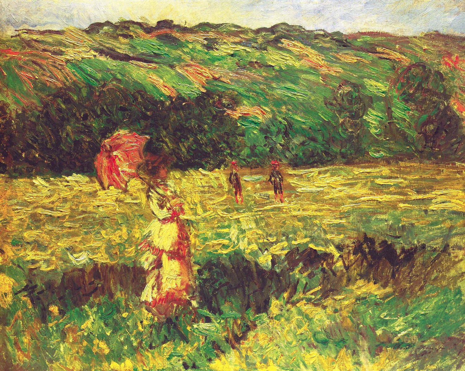 The Promenade near Limetz, 1887 - Oil Painting Haven