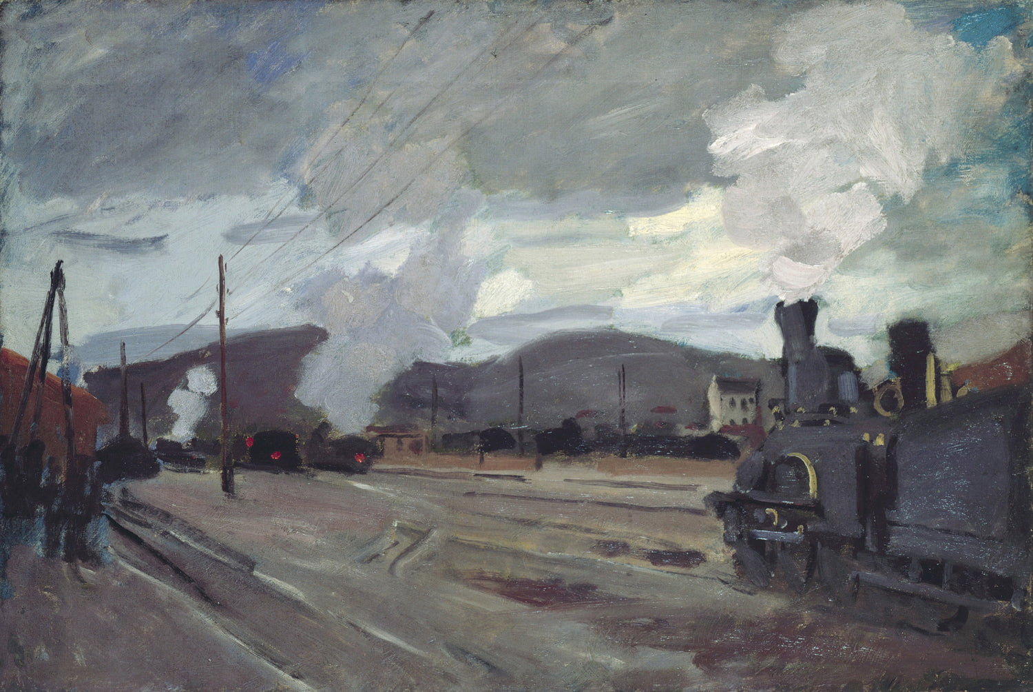 The Railway Station at Argenteuil, 1872 - Oil Painting Haven