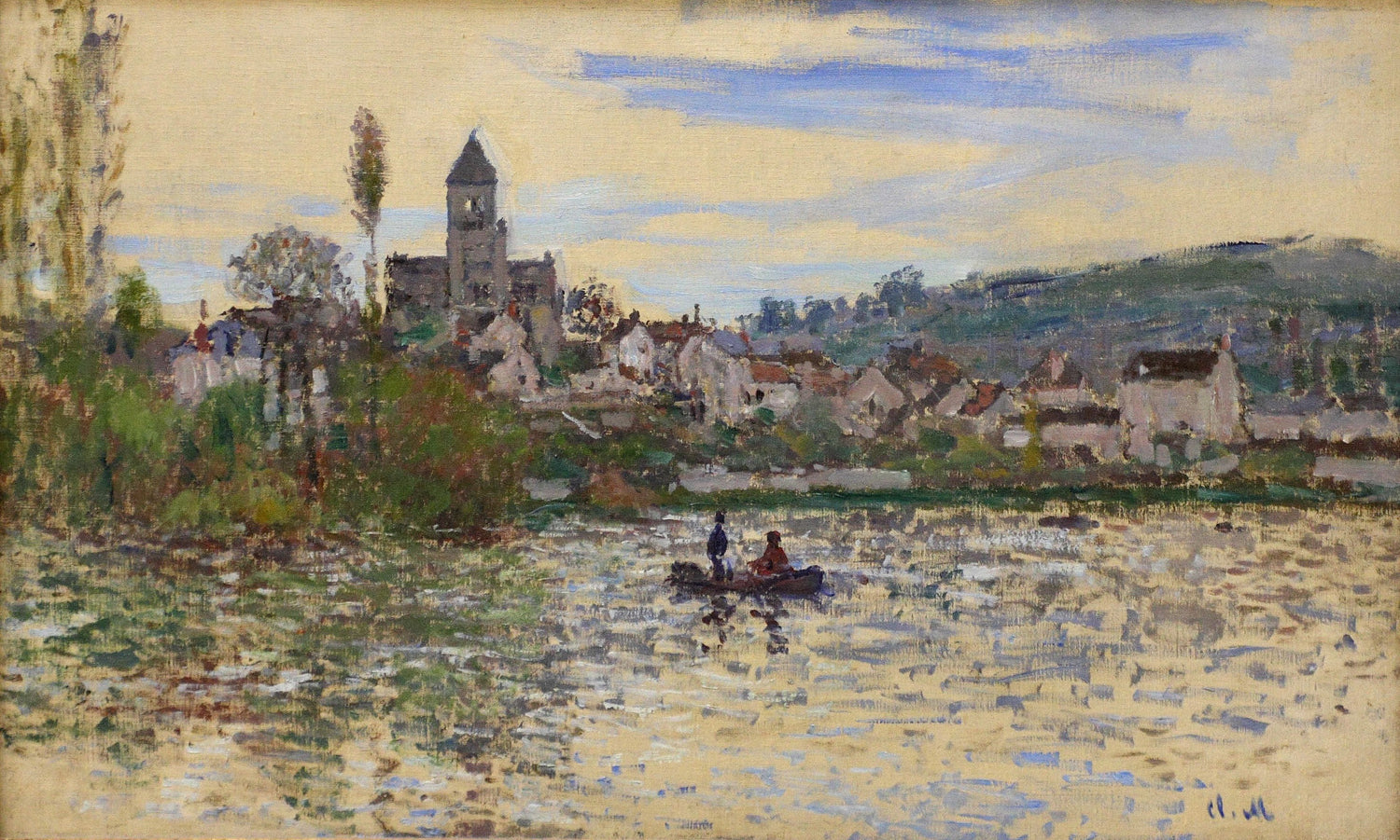 The Seine at Vetheuil 3, 1879 - Oil Painting Haven