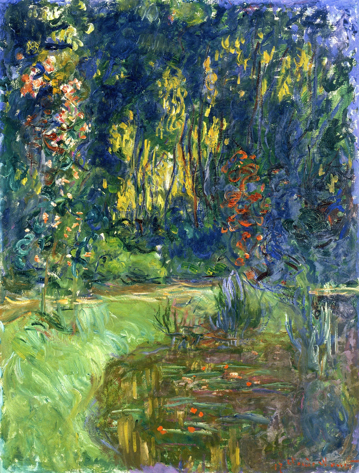 The Water-Lily Pond at Giverny, 1917 - Oil Painting Haven