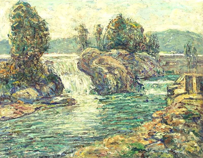 The Water Fall - Oil Painting Haven Oil Painting Haven