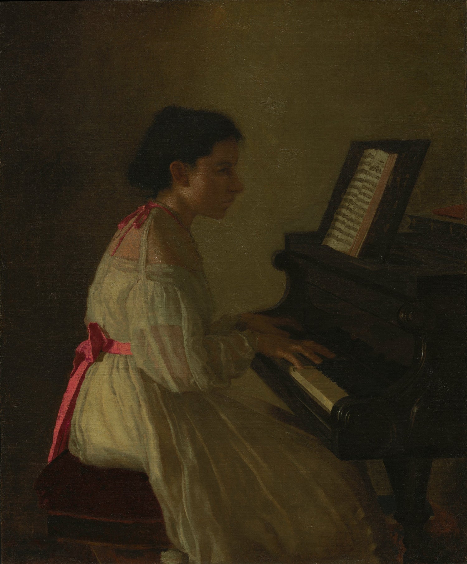 Thomas Eakins - Frances Eakins, ca. 1870 - Oil Painting Haven