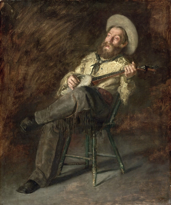 Thomas Eakins, American, 1844-1916 -- Cowboy Singing - Oil Painting Haven Oil Painting Haven