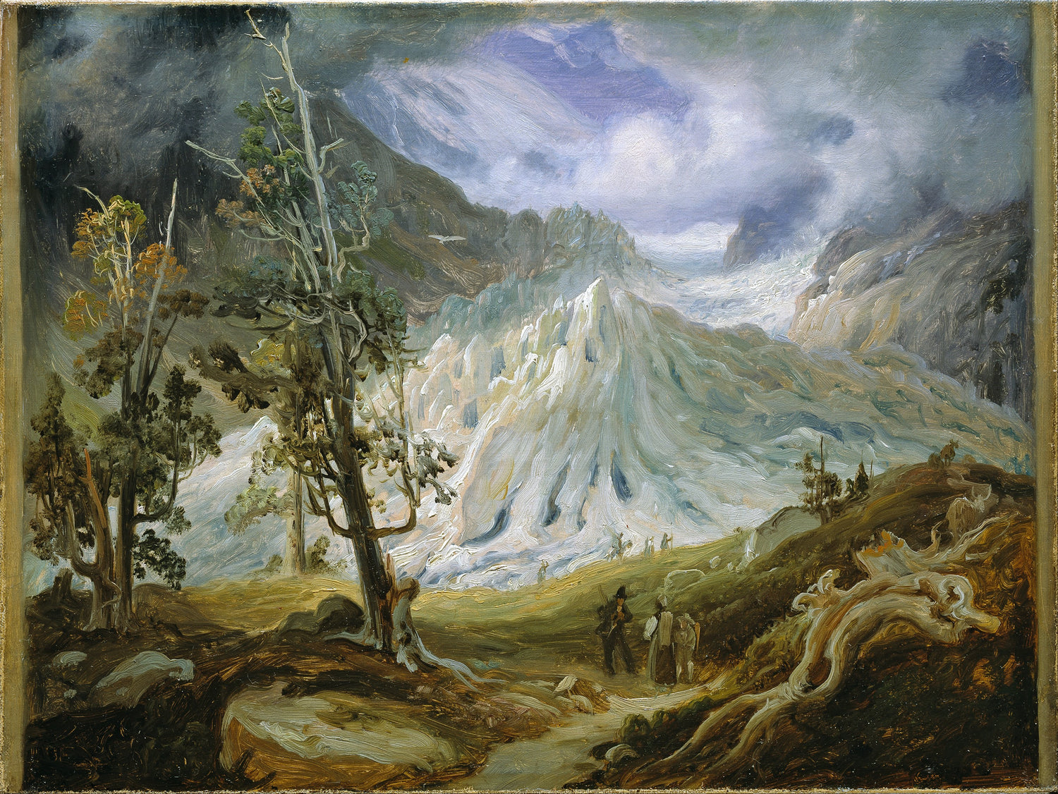 Thomas_Fearnley_-_The_Grindelwaldgletscher - Oil Painting Haven