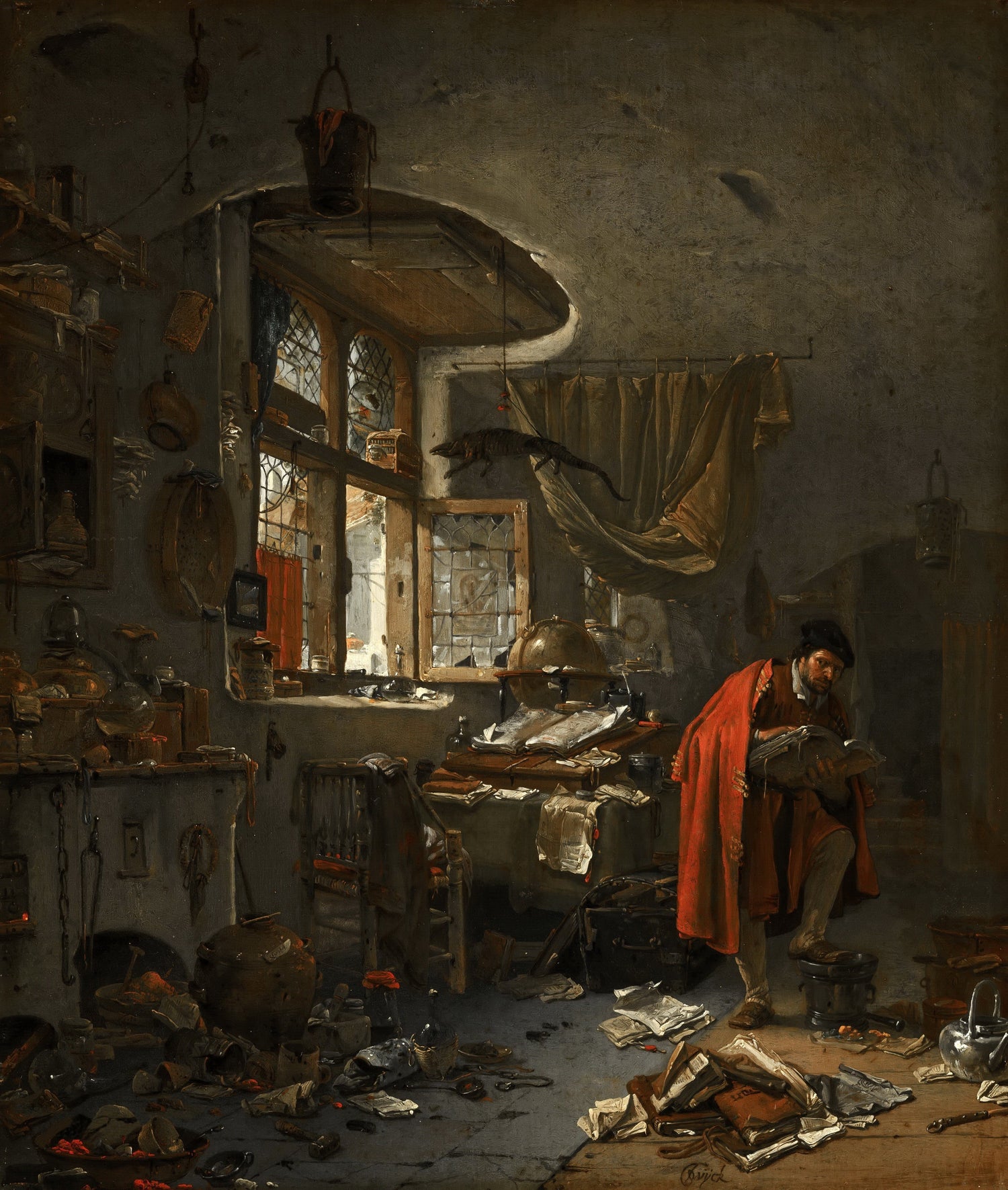 Thomas Wijck - The Alchemist - Oil Painting Haven