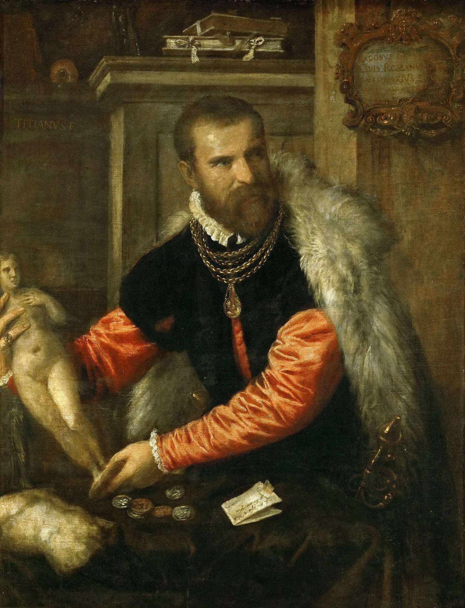 Titian -- Jacopo Strada.jpeg - Oil Painting Haven