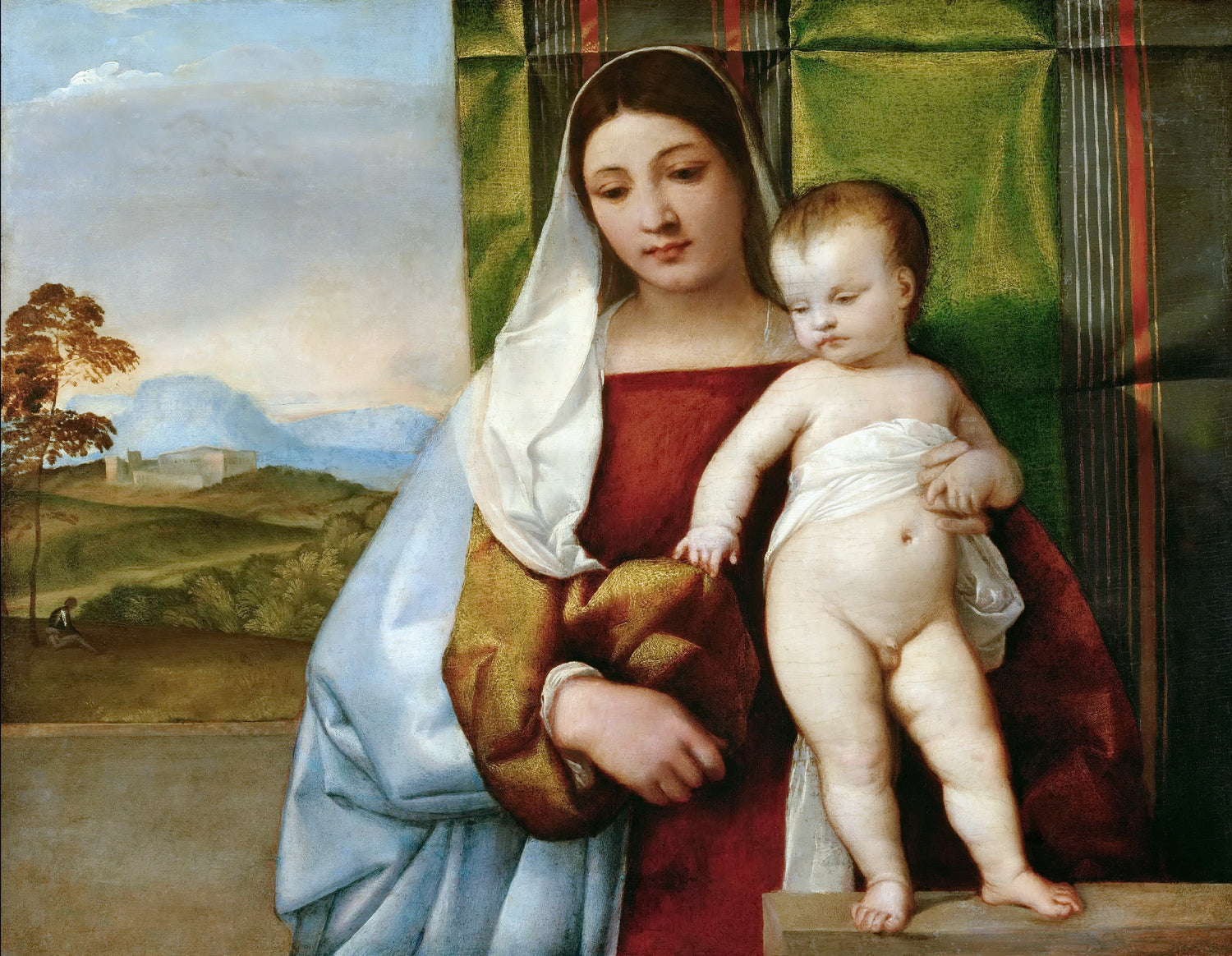 Titian -- The Gypsy Madonna.jpeg - Oil Painting Haven