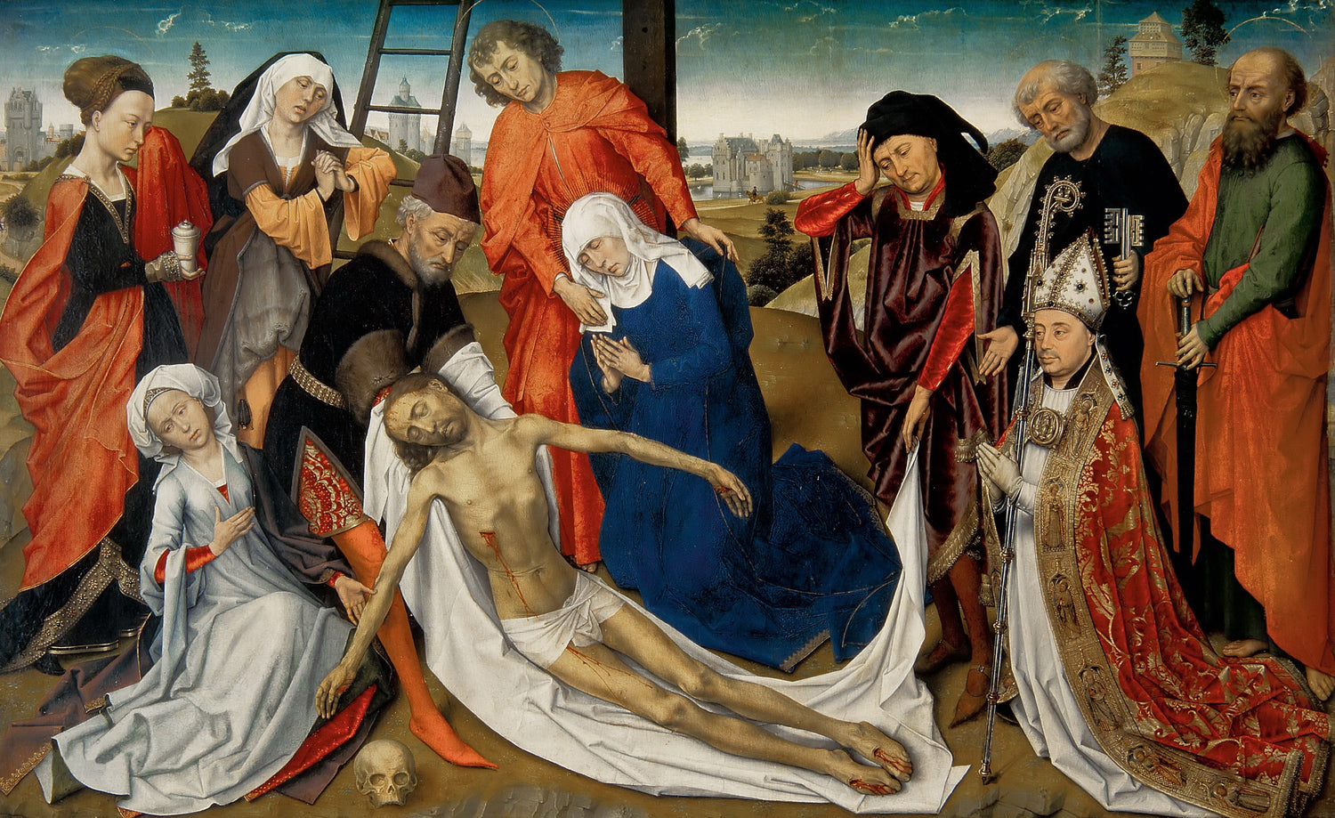 Unknown - The Lamentation of Christ - Oil Painting Haven