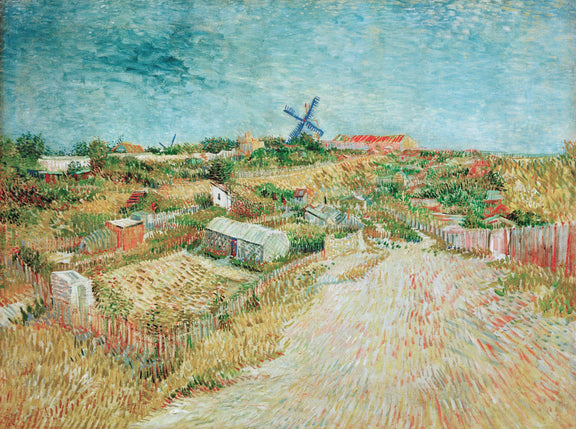 Vegetable Gardens in Montmartre - Oil Painting Haven Oil Painting Haven