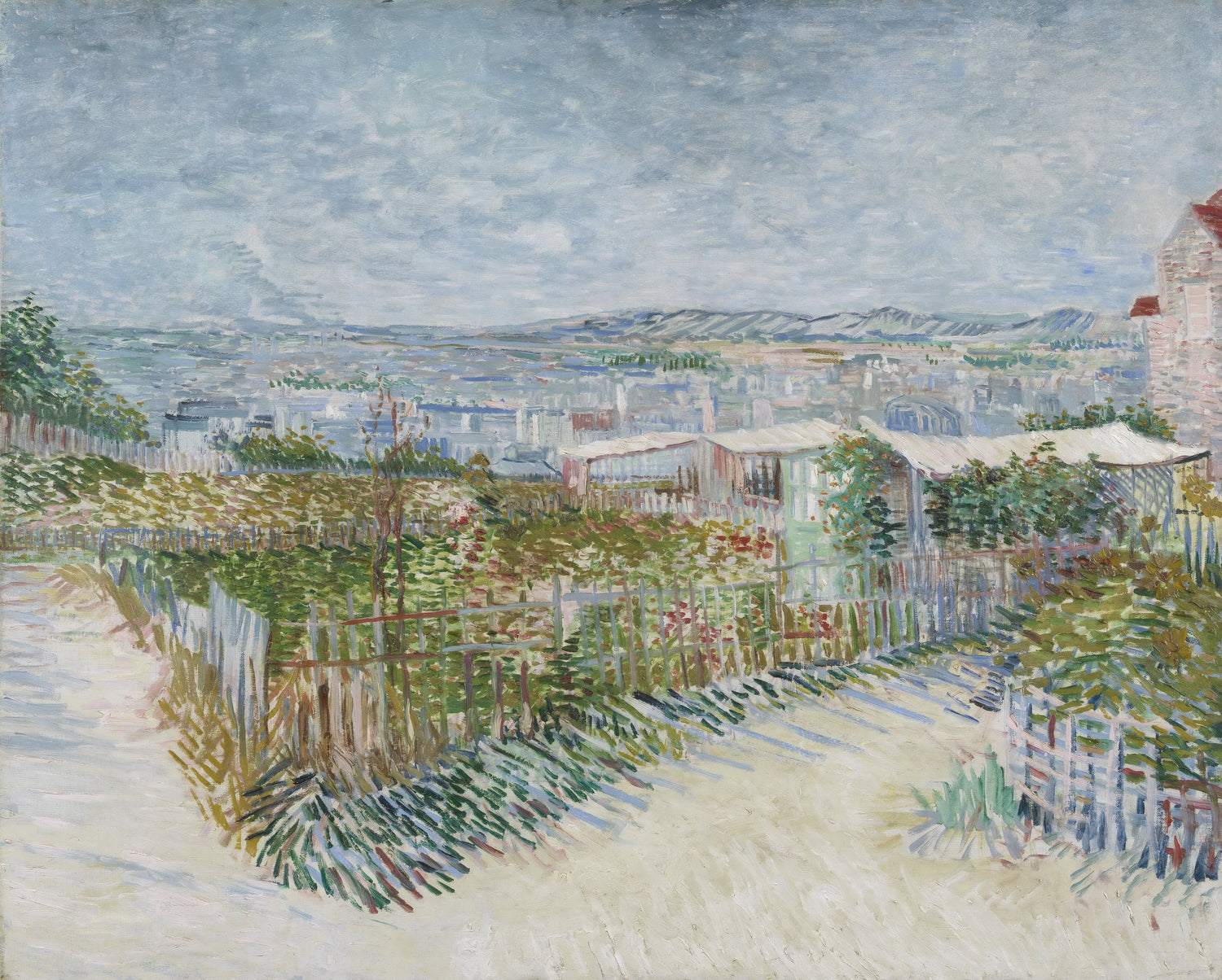 Vegetable Gardens in Montmartre2 - Oil Painting Haven