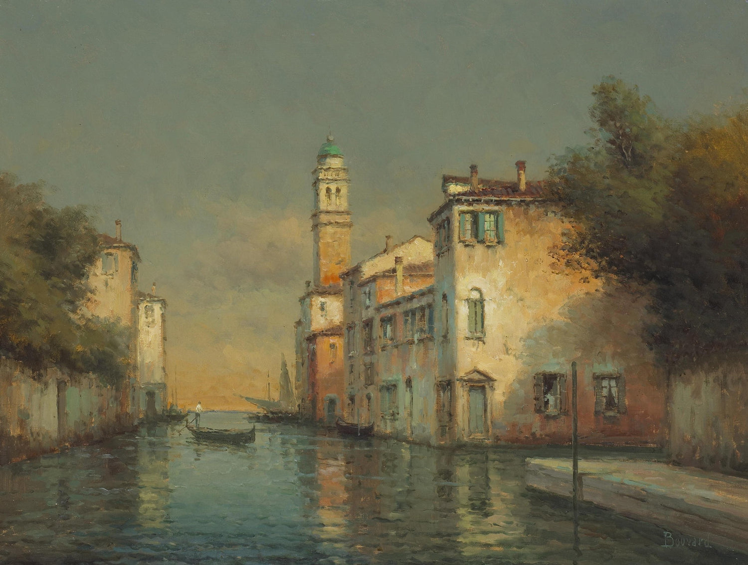 Venice - Impressionism#000113 - Oil Painting Haven Oil Painting Haven