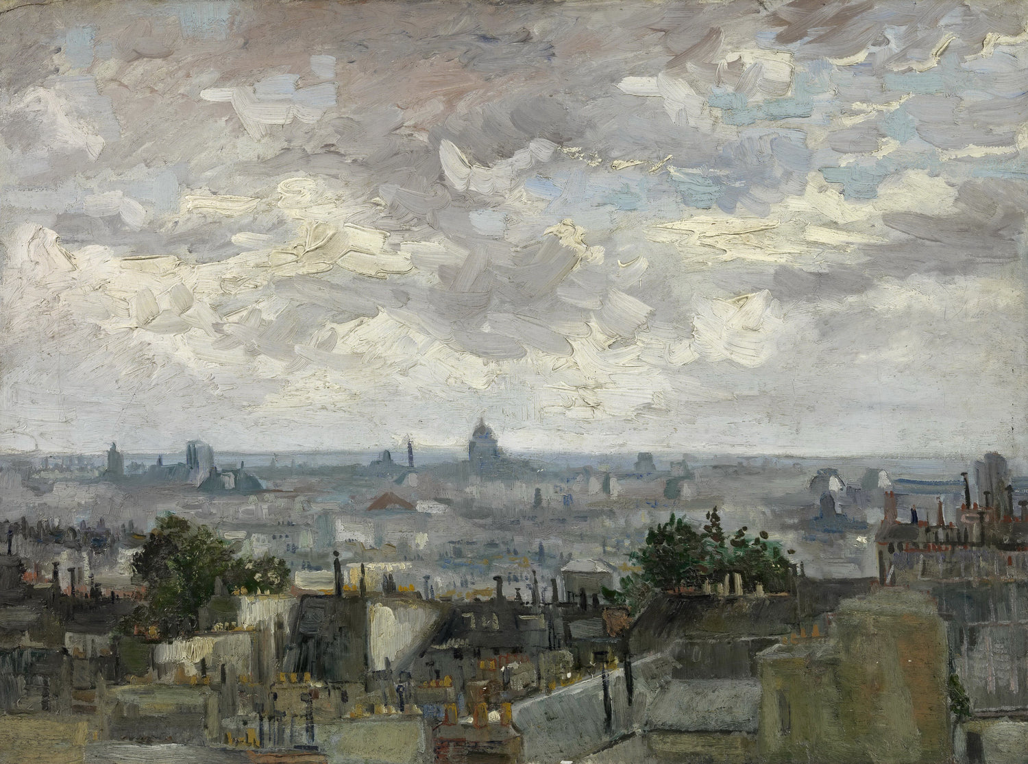 View of Paris - Oil Painting Haven