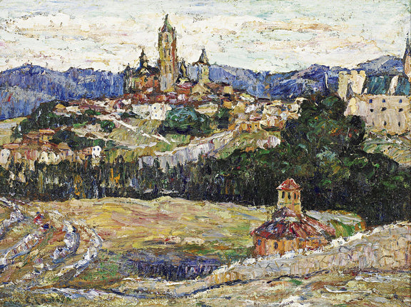 View of Segovia - Oil Painting Haven Oil Painting Haven