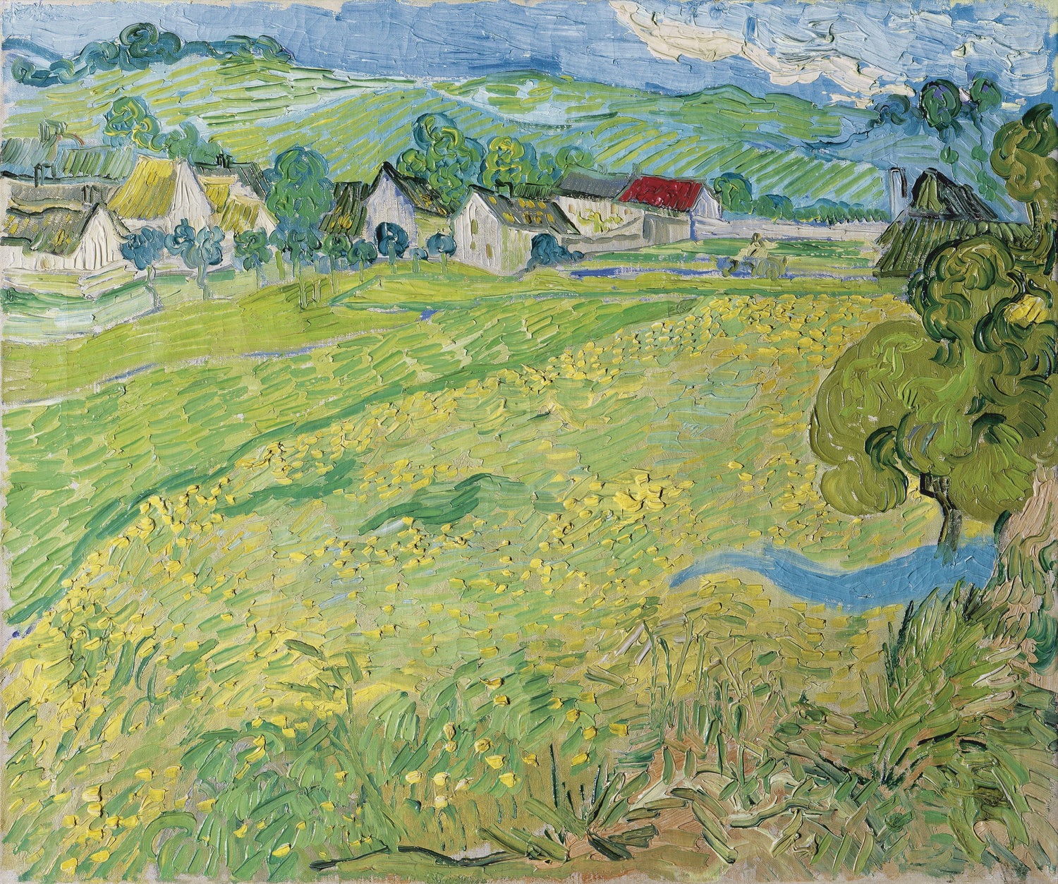 View of Vessenots near Auvers - Oil Painting Haven