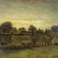 Village at Sunset - Oil Painting Haven