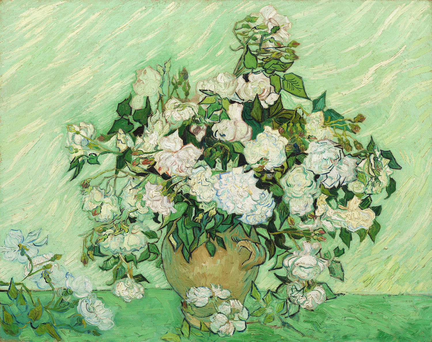 Vincent_van_Gogh_-_Roses - Oil Painting Haven