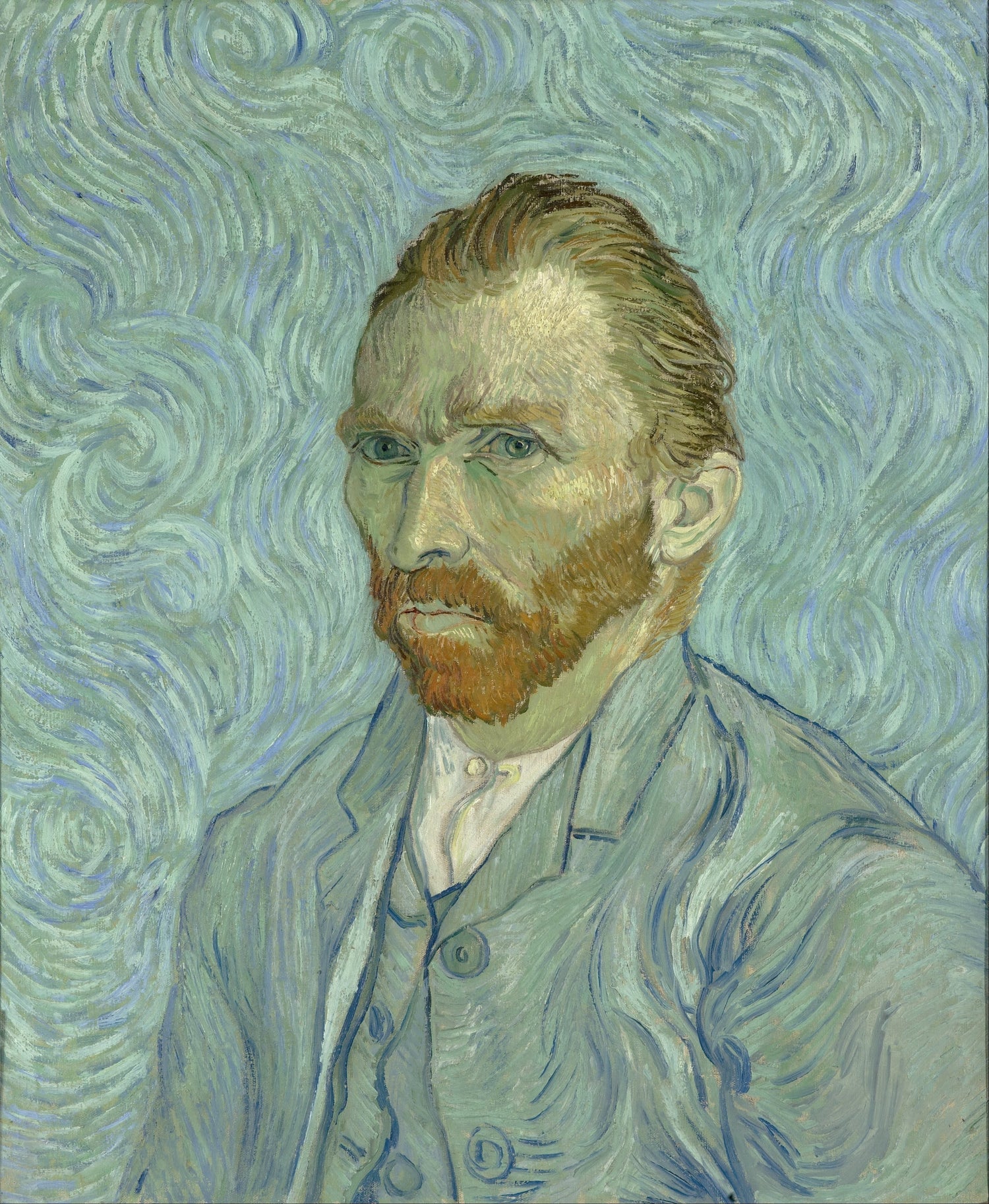 Vincent_van_Gogh_-_Self-Portrait - Oil Painting Haven