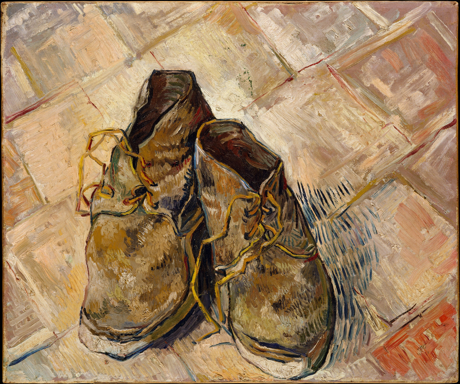 Vincent_van_Gogh_-_Shoes - Oil Painting Haven