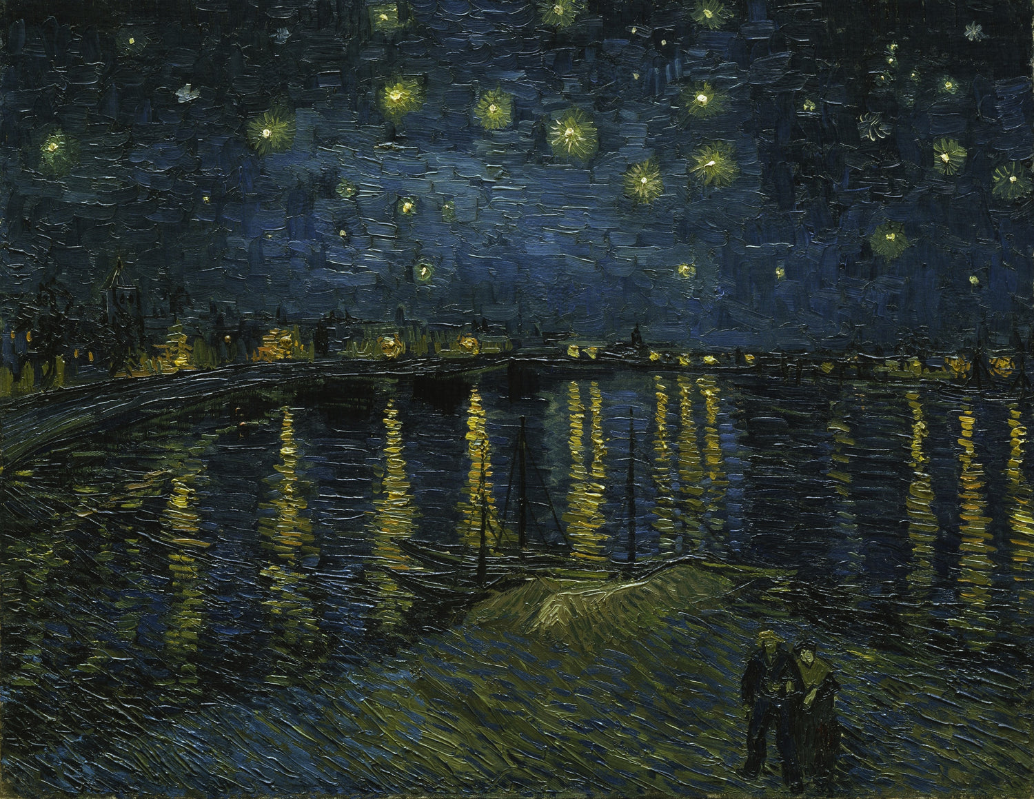 Vincent_van_Gogh_-_Starry_Night - Oil Painting Haven