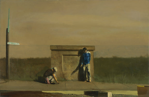 Walter Stuempfig - The Monument, ca. 1947-1949 - Oil Painting Haven Oil Painting Haven