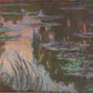 Water-Lilies, Setting Sun - Oil Painting Haven