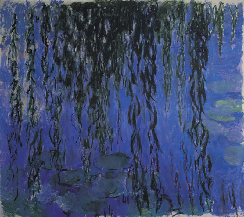 Water-Lilies and Weeping Willow Branches, 1916-1919 - Oil Painting Haven Oil Painting Haven