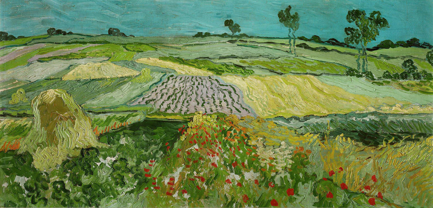 Wheat Fields near Auvers - Oil Painting Haven