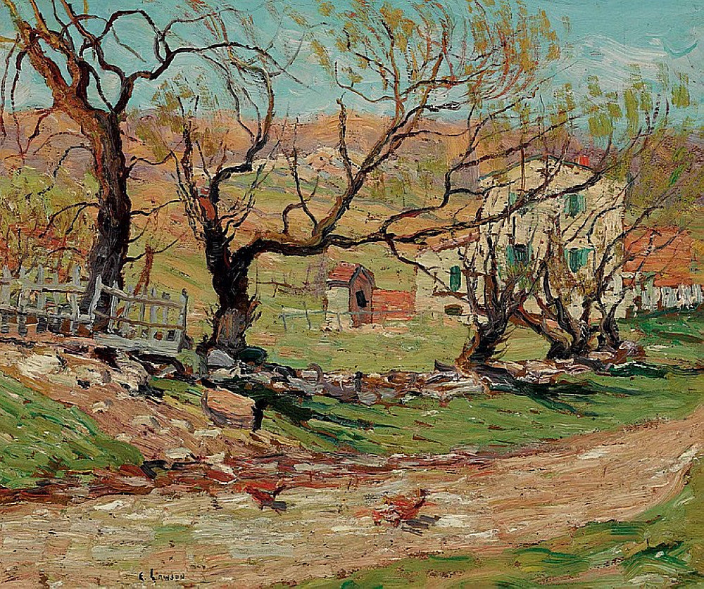 Willows in Spring, 1913 - Oil Painting Haven