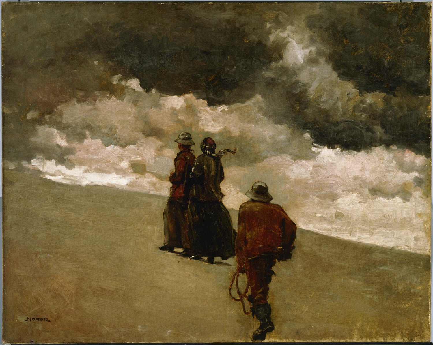 Winslow Homer (1836–1910)-To the Rescue - Oil Painting Haven