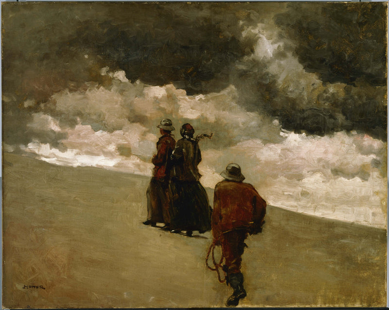 Winslow Homer (1836–1910)-To the Rescue - Oil Painting Haven Oil Painting Haven