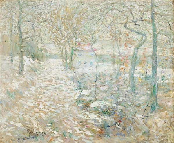 Winter, Connecticut, 1910 - Oil Painting Haven